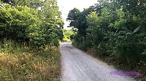 This slut sucks cock while getting ass fucked in doggystyle