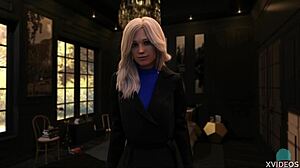 Bound sexy summer rides big dick with intense passion