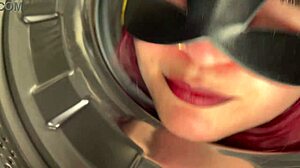 Big Butt MILF STUCK in Washing Machine and I FUCKED Her