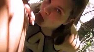 i tied my hot wife to tree an fucked her bareback pussy rough