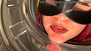 Big Butt MILF STUCK in Washing Machine and I FUCKED Her