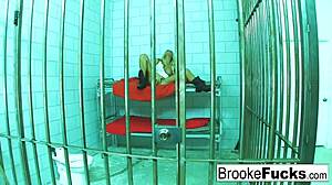 Brooke Brand Masturbates Dirty in Prison