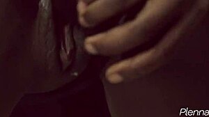 the husband let his hot brunette wife get hardcore fucked by the comedor