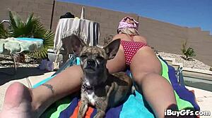 Boyfriend Licks and Fingers Girlfriend's Wet Ebony Pussy