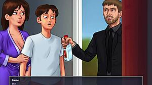 Summertime Saga - Russian mob leader's daughter craves big American cock in wild Natya scenes