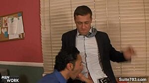 I love watching those amazing gay butts getting fucked in the office