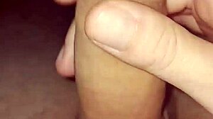 gay husband masturbates at home