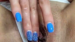 hot masturbation at home with fingering and pussy play