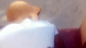 Intense Ebony Passion Near The Door For Fresh Air Thrills