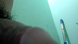 guy engages in solo self-pleasure activity