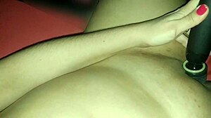 Teacher Vibrates Watching Wife's BBC