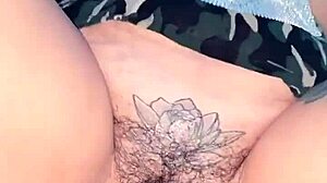 i stretch my latina pussy with a monster toy for the first time