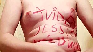 Trans women jerk off in punk solo