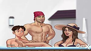 fucking while blowing balloons and cumming on tits