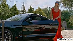 Angelika seduces the hotel valet with anal sucking and doggystyle riding