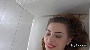 Lovable Kitten Sucks Cock in POV and Gets Tight Pussy Drilled