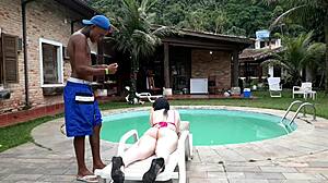 i got this young latina with pink pussy and big ass for interracial fun