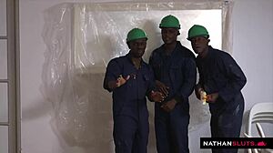 all natural nicky angel milks big black cock outdoors