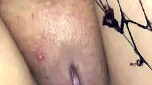 Redhead Girl Returns in Fishnets