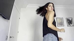 I recorded a video for my boss as the sexy neighbor