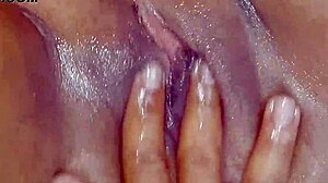 My boyfriend's touching me in bed, making me so horny already