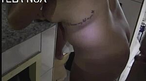 Watch the naughty wife get a quick fuck before her husband returns! Is she ready for more?