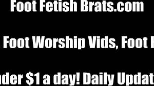 Put those French pedicured toes right in your mouth!