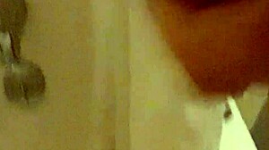 jacking off in a hurry with cum and cock