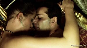 Medieval Brunette Wench Flashes Huge Tits and Seduces Prince with Wild Sucking