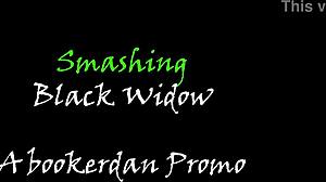 bookerdan teases black widow with smashing action in 3d cartoon full movie