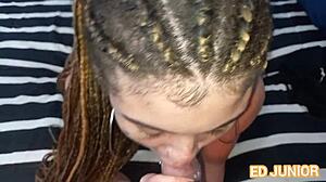 Chatting about Mirela Dias getting fucked in jeans without a condom