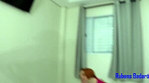 I hired the wall painter to lick my shaved ass while my husband was away