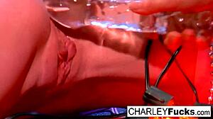 Charley Chase And Her Sexy Girlfriend Engage In Intense Lesbian Fucking