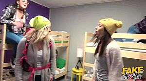 Fit Mauritius Brunette's Petite Ass And Tight Pussy Get Licked, Sucked, And Fucked In Missionary, Riding, And Doggystyle Positions Leading To Multiple Orgasms.