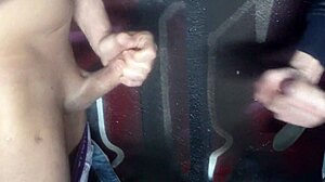 Amateur gay men engage in hardcore deepthroat blowjob on cock leading to intense cumshot in fetish homemade scene