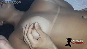 New resident fucks the doorman while her cuckold husband works