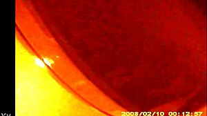 Watch my girlfriend's pussy in the bathroom?