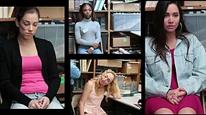 Cute Blonde Babes Get Banged Hard in Group Doggy Style with Intense Blowjobs