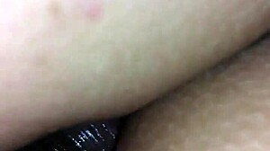 bottom creaming on raw big black cock in rough gay action 😈💦