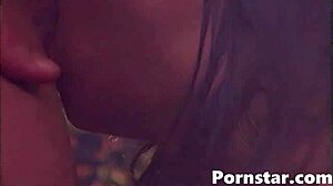 Brunette Jayna Oso Teases Nick Manning Outdoors