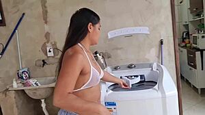 Is petite pussy ready for wife's amateur sodomy?