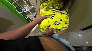 Delicious Sex In The Bathroom While Putting On Makeup