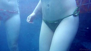 Redhead milf tricked into squirting lesbian video