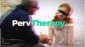 Blonde teen Kenzie Green tempts stepbro with mouthful blowjob and cum in mouth