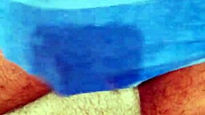 Cock Hidden in Wife's Underwear Tease