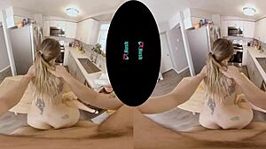 Pamela Morrison fucked hard in kitchen