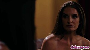 sofie marie invites silvia saige for intimate destressing