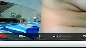 Russian Woman Caught on Webcam FINGERING Herself in Private