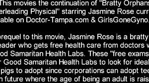 Wow! Doctor Tampa probes virgin orphan Jasmine Rose, newest slave at Good Samaritan Health Labs for shocking tests!