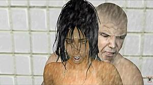 Bubbly teen 18+ performs erotic striptease in homemade glamour session